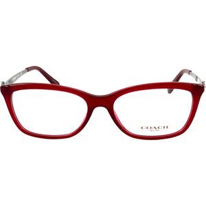 Coach HC6114 Womens Plastic Eyeglass Frame 5503 Aubergine 53-16 Buckle Trim